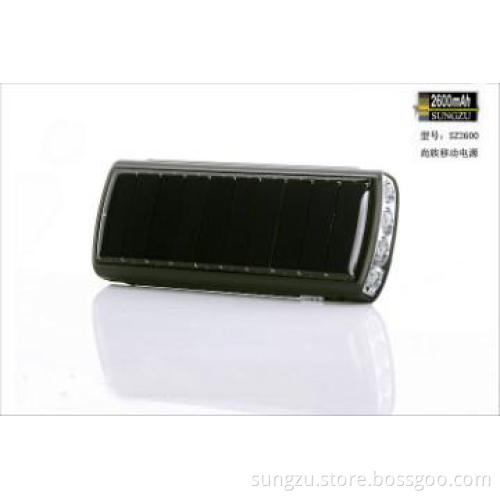 2600MAH Solar powerbank Charger With 4 Power Indicators